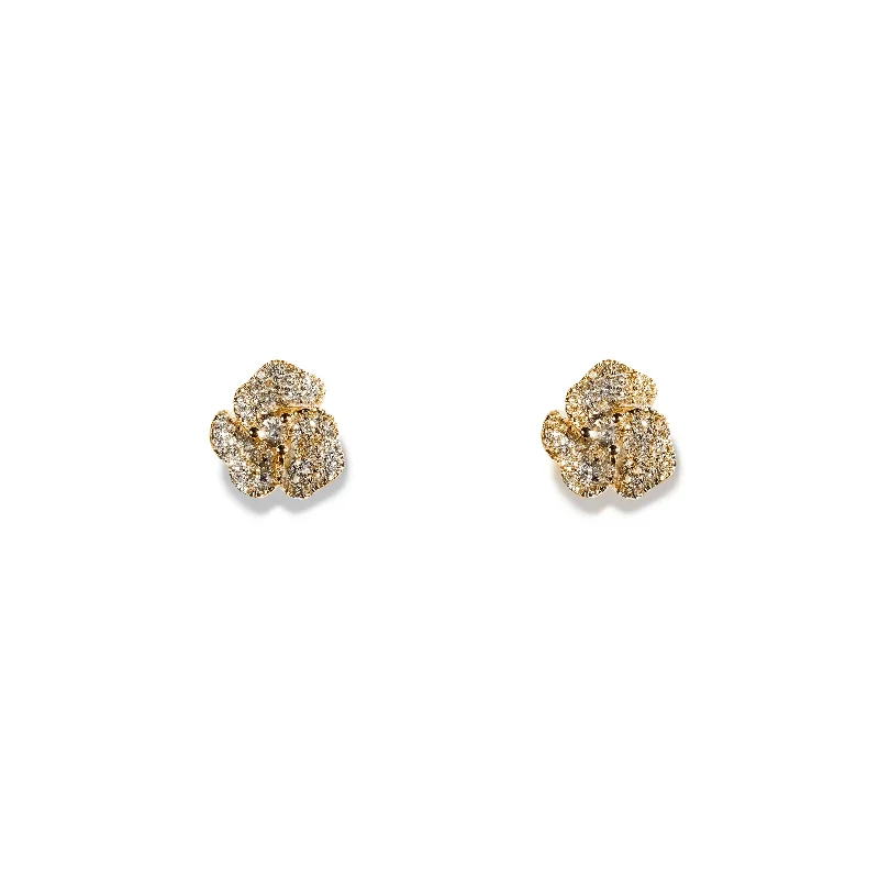 Celebrate With Sparkle – Jewelry Sale Now Live Bloom Mini Flower White Diamond Earrings Celebrate With Sparkle – Jewelry Sale Now Live Bloom Mini Flower White Diamond Earrings