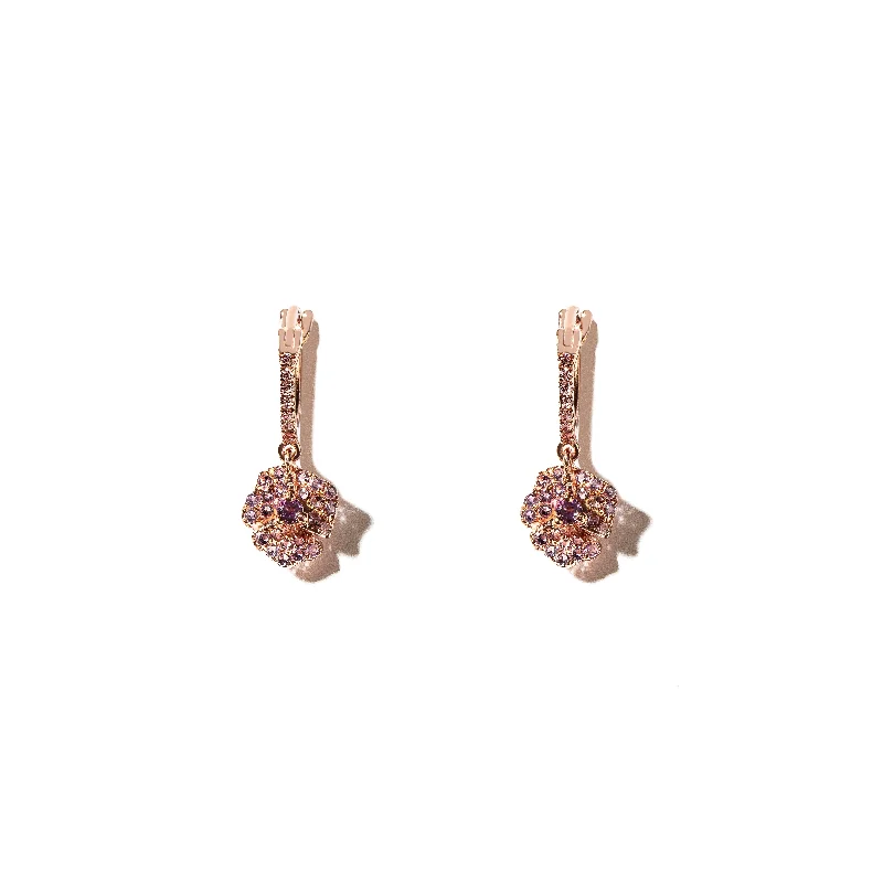 Dazzle With Discounts – Shop Jewelry On Sale Bloom Petit Flower Amethyst Hoop Earrings in Rose Gold Dazzle With Discounts – Shop Jewelry On Sale Bloom Petit Flower Amethyst Hoop Earrings in Rose Gold