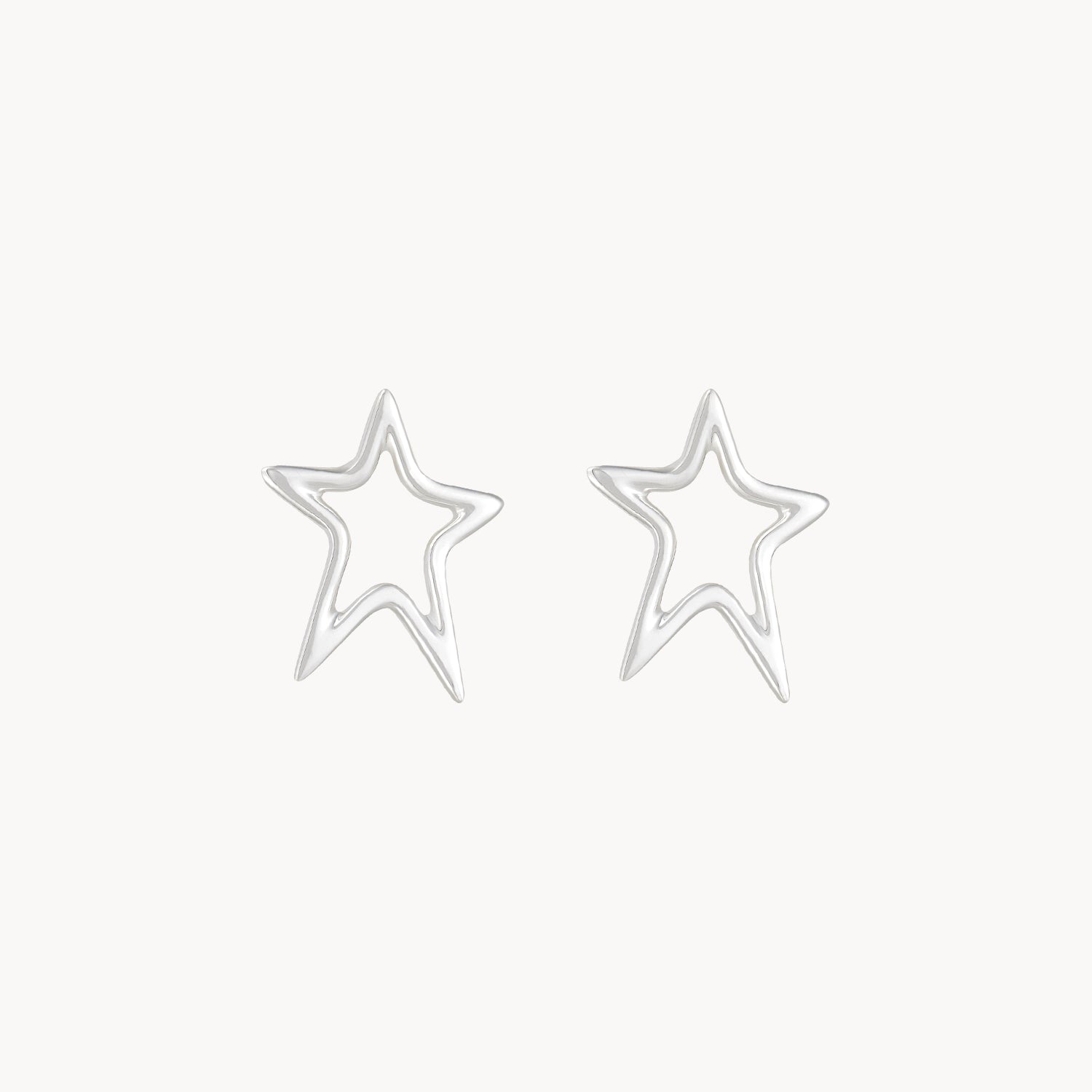 Discounted Luxury Jewelry – Shine Without The Splurge bright star earring - sterling silver Discounted Luxury Jewelry – Shine Without The Splurge bright star earring - sterling silver