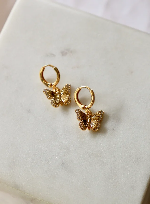 Best Jewelry Deals – Premium Quality At Exclusive Discounts BUTTERFLY HUGGIE HOOP EARRINGS Best Jewelry Deals – Premium Quality At Exclusive Discounts BUTTERFLY HUGGIE HOOP EARRINGS