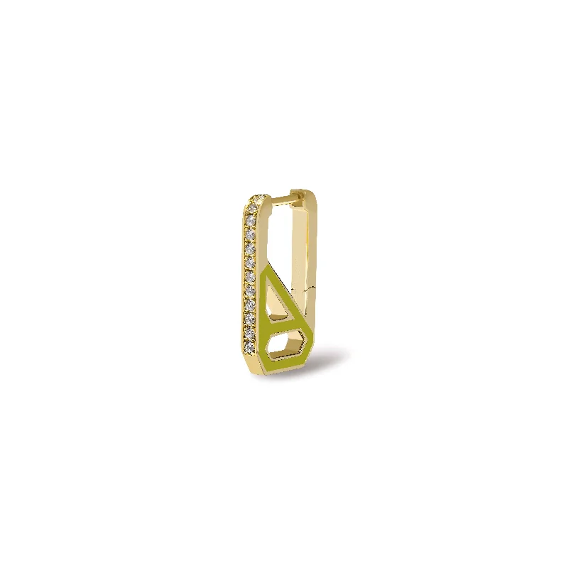 Handcrafted Jewelry Sale – Unique Designs At Low Prices DNA Apple Green Enamel Rectangle Single Earring Handcrafted Jewelry Sale – Unique Designs At Low Prices DNA Apple Green Enamel Rectangle Single Earring