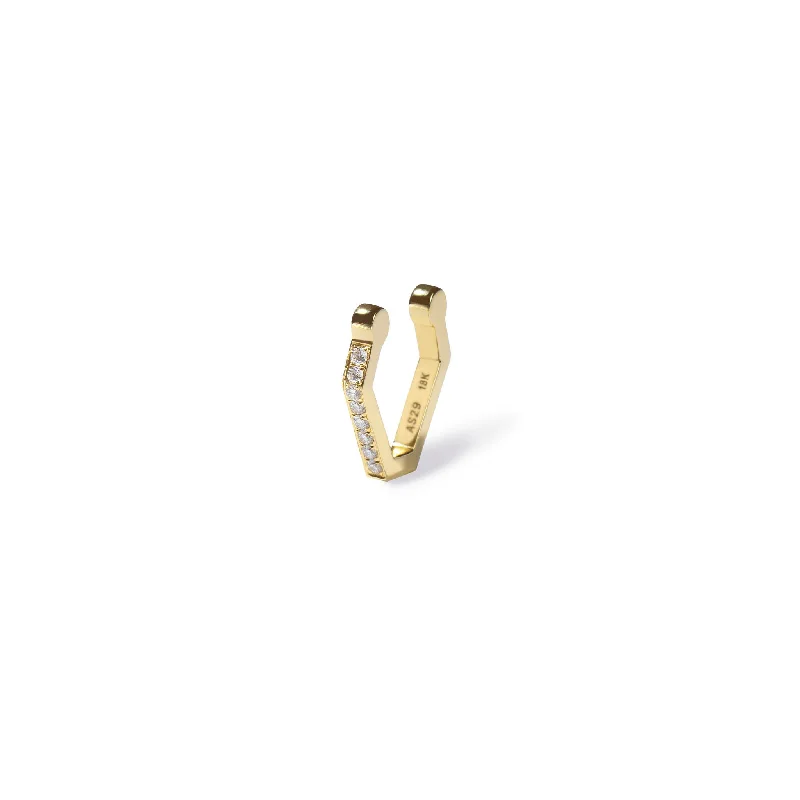 Shop Fine Jewelry With Exclusive Savings DNA Diamond Huggie Ear Cuff