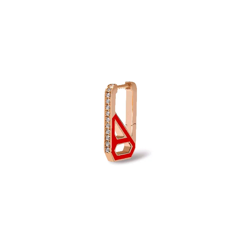 Unique Jewelry Designs Now At Discounted Rates DNA Apple Candy Enamel Rectangle Single Earring Unique Jewelry Designs Now At Discounted Rates DNA Apple Candy Enamel Rectangle Single Earring