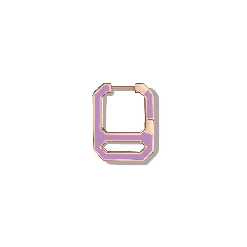Celebrate Every Occasion With Sparkling Savings DNA Fair Orchid Enamel Single Earring in Rose Gold Celebrate Every Occasion With Sparkling Savings DNA Fair Orchid Enamel Single Earring in Rose Gold