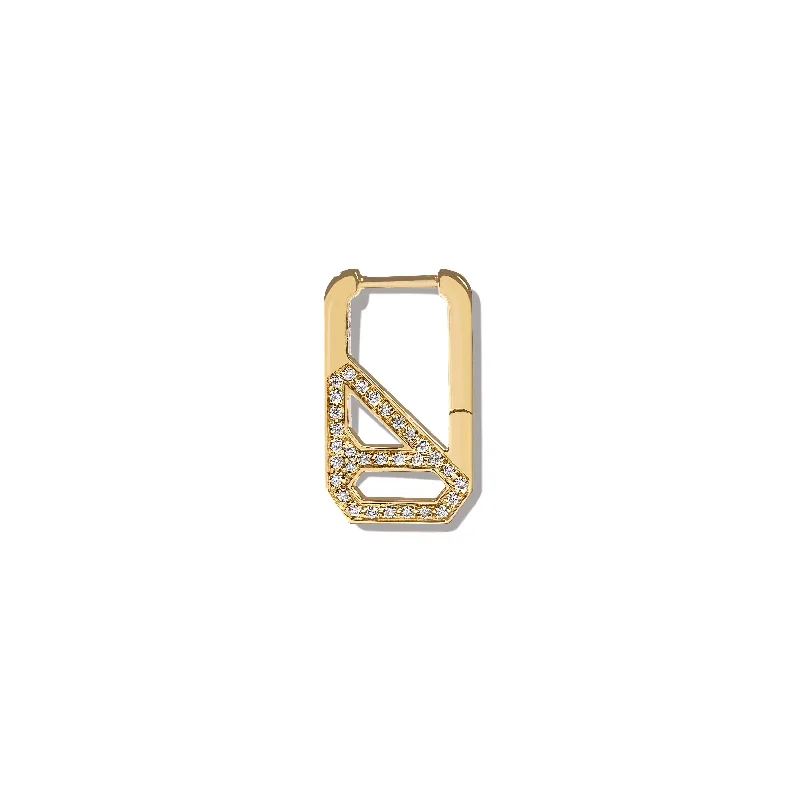 Special Offers On Handcrafted And Designer Jewelry DNA Pave Rectangle Single Earring Special Offers On Handcrafted And Designer Jewelry DNA Pave Rectangle Single Earring