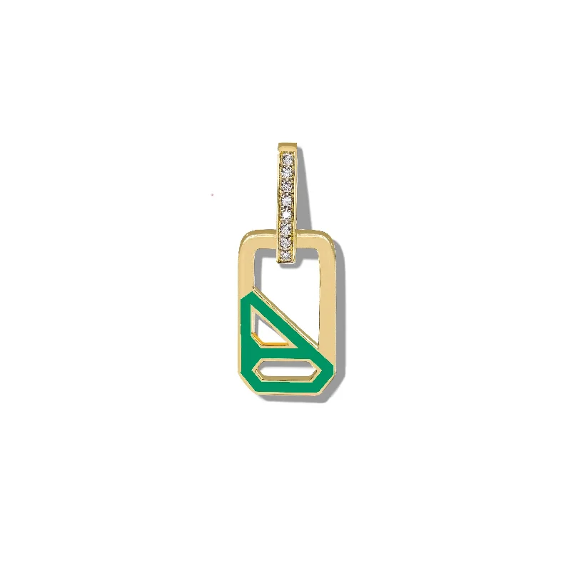 Shop Fine Jewelry With Exclusive Savings DNA Pepper Green Enamel Single Drop Earring Shop Fine Jewelry With Exclusive Savings DNA Pepper Green Enamel Single Drop Earring