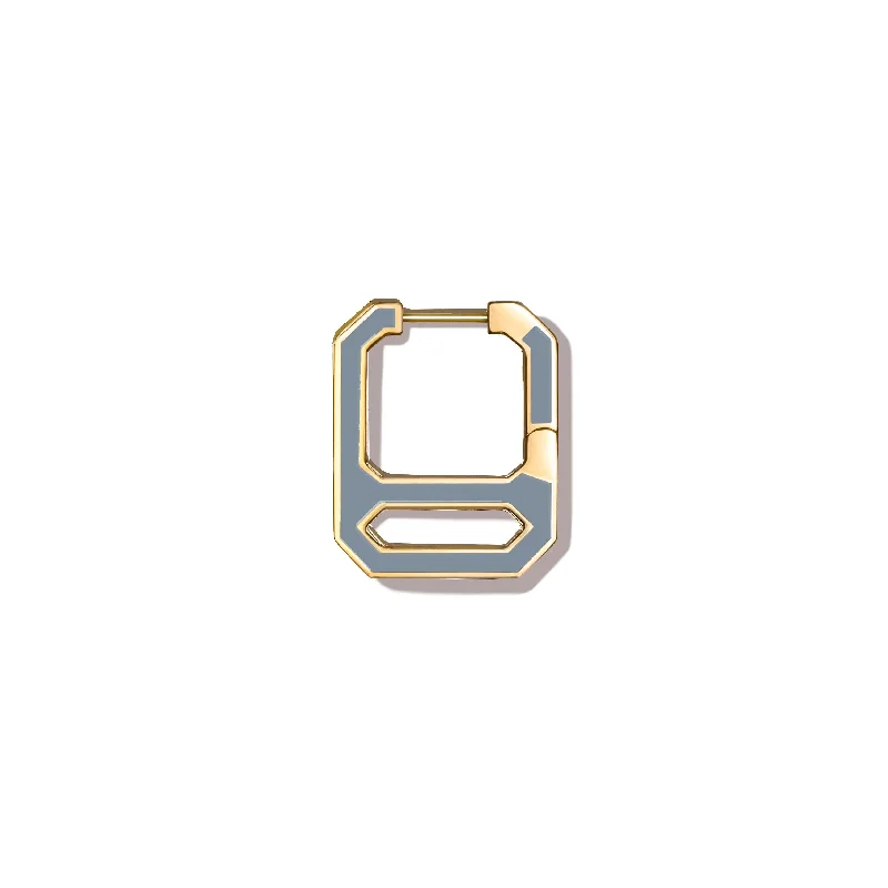 Shop Handcrafted Jewelry At Special Promotional Rates DNA Stone Blue Enamel Single Earring in Yellow Gold Shop Handcrafted Jewelry At Special Promotional Rates DNA Stone Blue Enamel Single Earring in Yellow Gold