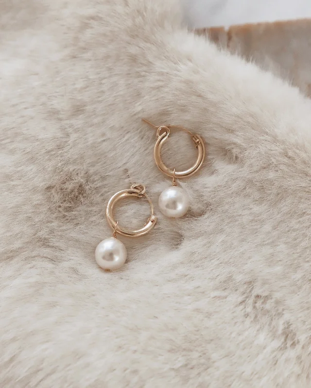 Elegant Jewelry At Unbeatable Offers – Shop Before It's Gone AUDREY PEARL HOOP EARRINGS Elegant Jewelry At Unbeatable Offers – Shop Before It's Gone AUDREY PEARL HOOP EARRINGS