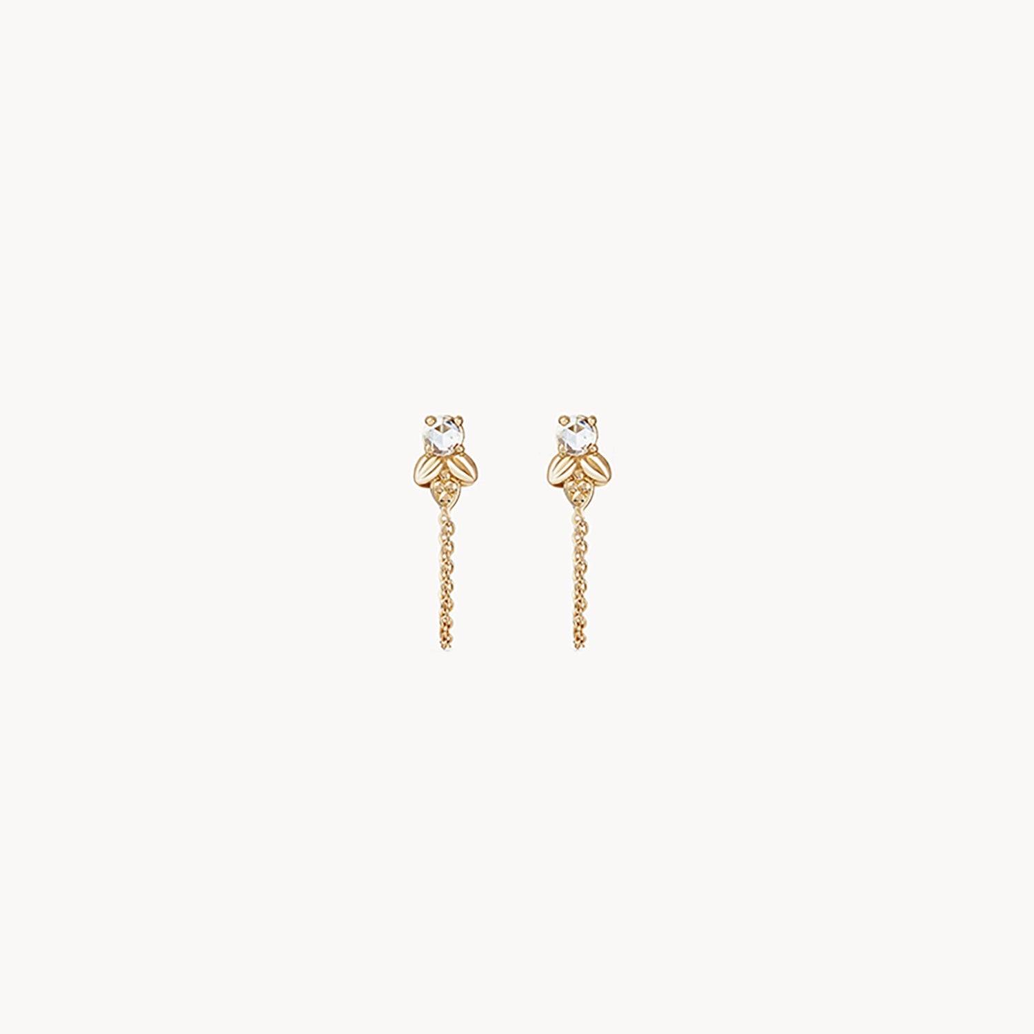 Must-Have Jewelry At Unbelievable Discounts Honey bee chain earring - 14k yellow gold, white diamond Must-Have Jewelry At Unbelievable Discounts Honey bee chain earring - 14k yellow gold, white diamond