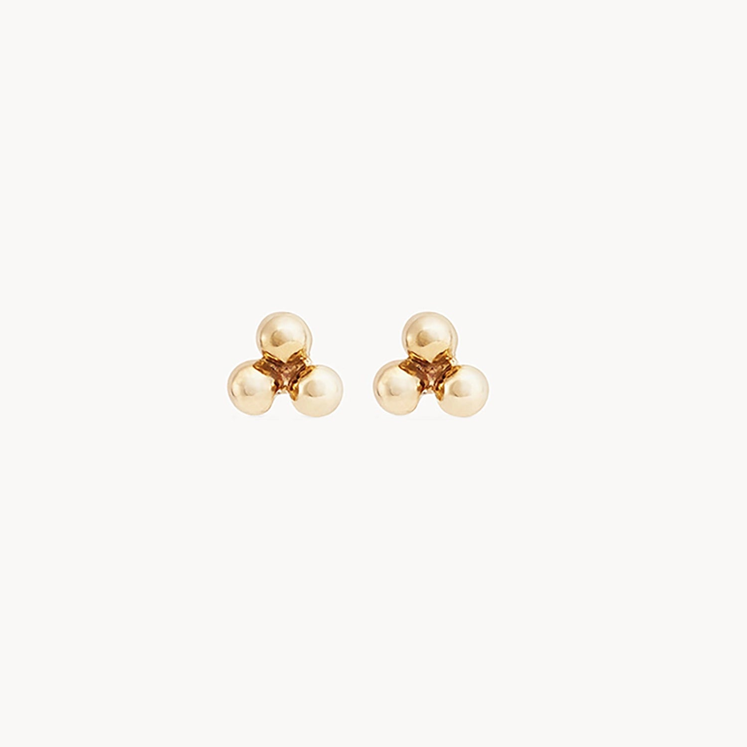 Luxury Handcrafted Jewelry For Elegant Looks Large abacus tripod earring - 14k yellow gold Luxury Handcrafted Jewelry For Elegant Looks Large abacus tripod earring - 14k yellow gold