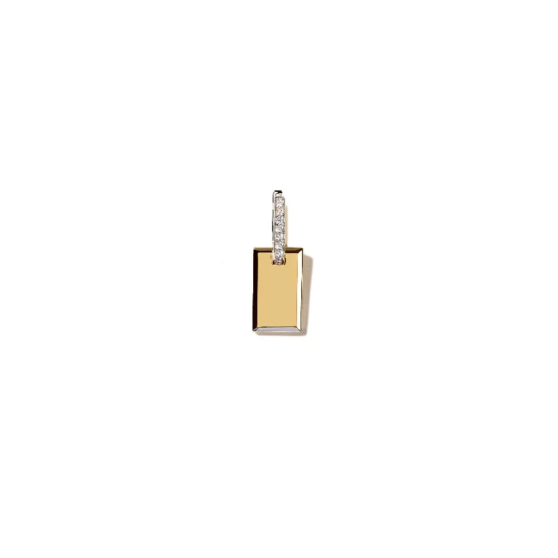 Huge Markdowns On Premium Jewelry Styles Small Diamond Tag  Single Earring