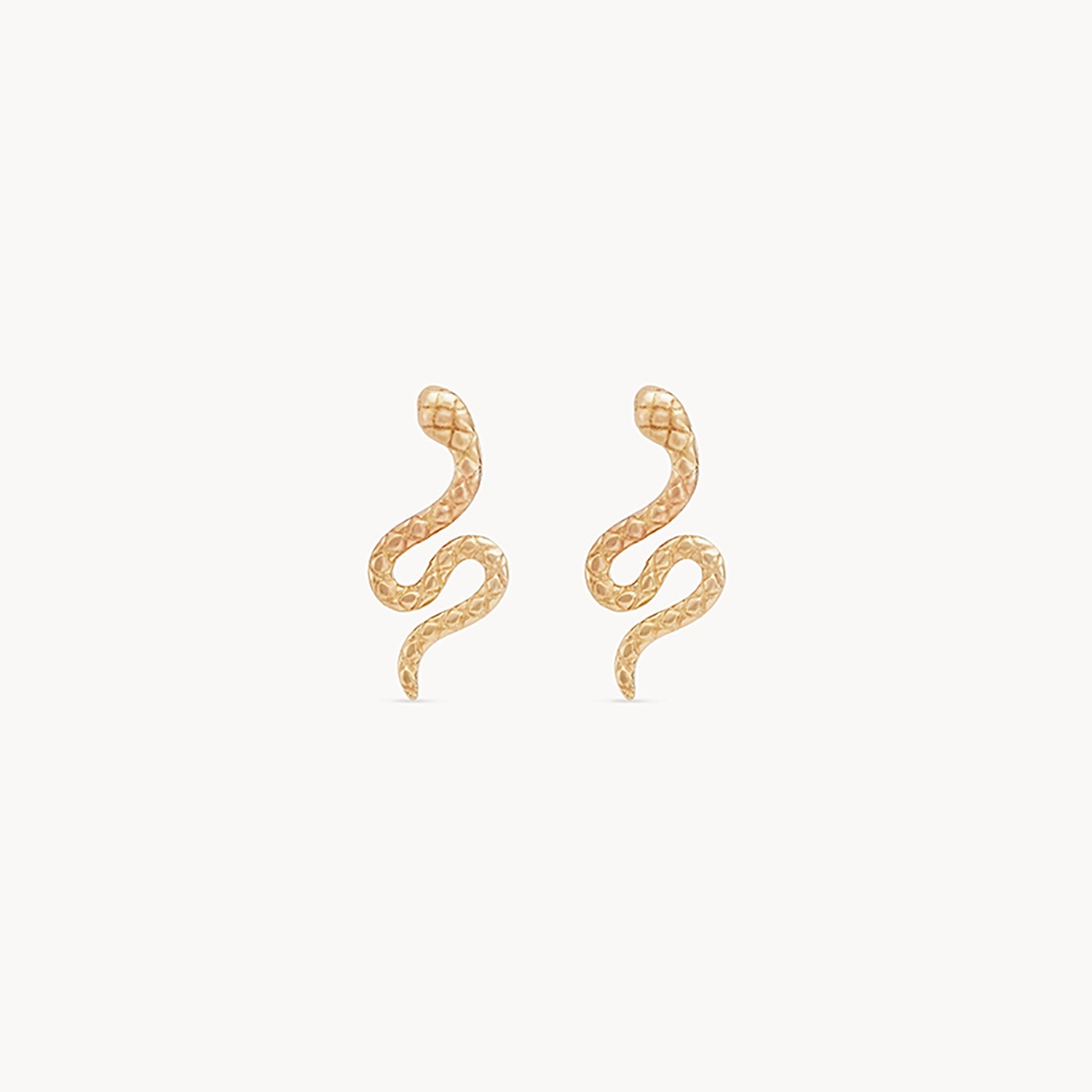 Modern Statement Jewelry For Bold Styling revival dainty snake earrings - 14k yellow gold Modern Statement Jewelry For Bold Styling revival dainty snake earrings - 14k yellow gold