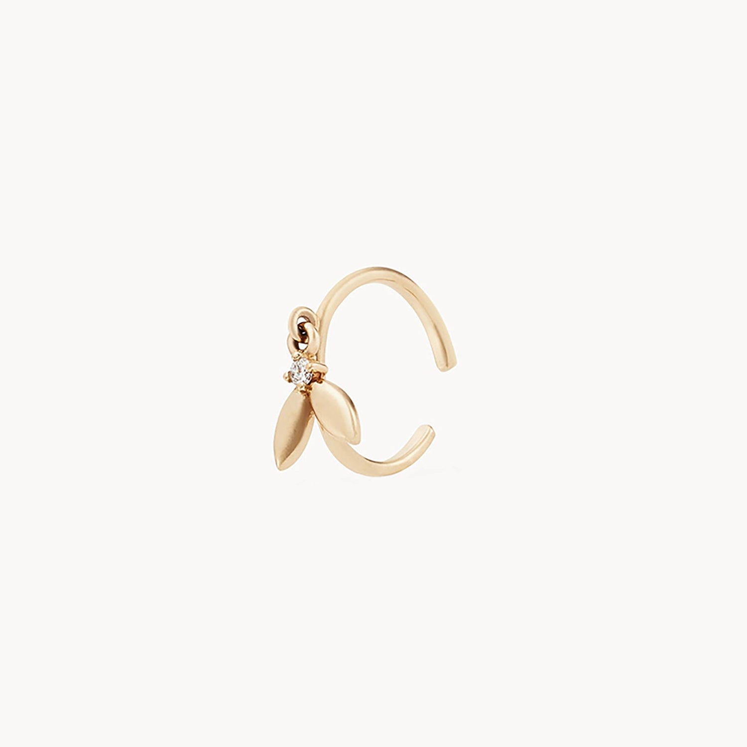 Affordable Glamour – Premium Jewelry For Less seedling ear cuff - 14k yellow gold