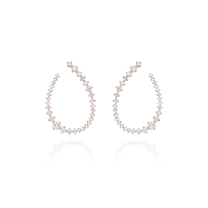 Premium Jewelry Now Available At Special Discounts Small Swing Hoop Earrings