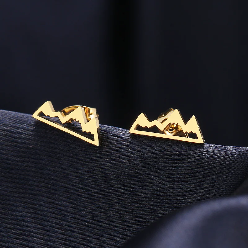 Elegant Necklaces And Bracelets At Limited-Time Offers Stainless Steel Gold or Silver Mountain Earrings Elegant Necklaces And Bracelets At Limited-Time Offers Stainless Steel Gold or Silver Mountain Earrings