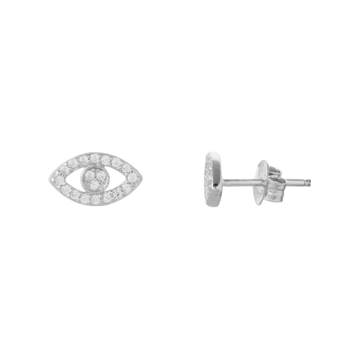 Limited-Stock Jewelry Sale – Once It's Gone, It's Gone SS CZ Eye Earrings