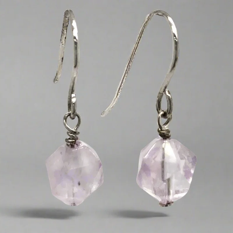 Shop Signature Jewelry Styles At Exclusive Prices SS Faceted Rough Amethyst Dangle Earrings Shop Signature Jewelry Styles At Exclusive Prices SS Faceted Rough Amethyst Dangle Earrings