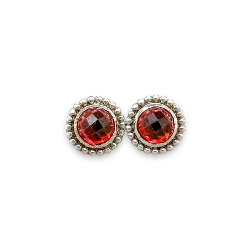 Unique Jewelry For Less – Shop The Sale Now SS Prong Set 10mm Beaded Round Garnet Earrings Unique Jewelry For Less – Shop The Sale Now SS Prong Set 10mm Beaded Round Garnet Earrings