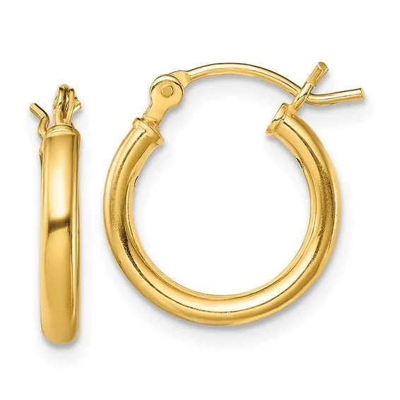 Trending Jewelry Styles Now At Limited-Time Discounts YGP Sterling 2x14mm Round Hoop Earrings 1.3grms Trending Jewelry Styles Now At Limited-Time Discounts YGP Sterling 2x14mm Round Hoop Earrings 1.3grms