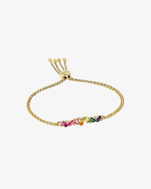 Personalized Jewelry Sale – Unique Pieces At Great Prices Amalfi Burst Rainbow Bar Pulley Bracelet Personalized Jewelry Sale – Unique Pieces At Great Prices Amalfi Burst Rainbow Bar Pulley Bracelet