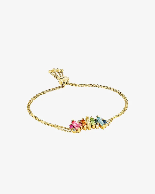 Exclusive Jewelry Bundles At Discounted Rates Amalfi Burst Rainbow Stacker Pulley Bracelet