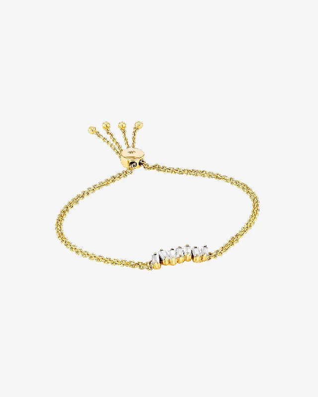 Seasonal Jewelry Deals – Elevate Your Style Amalfi White Topaz Pulley Bracelet