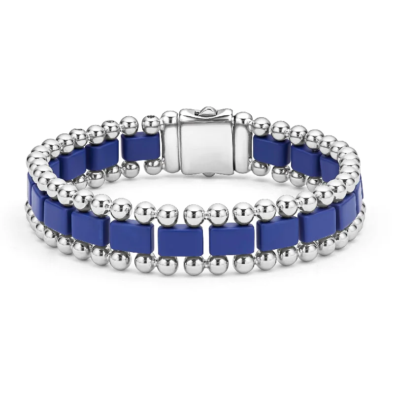 Shop Jewelry That Shines Without The High Price Anthem Matte Ultramarine Ceramic Link Bracelet Shop Jewelry That Shines Without The High Price Anthem Matte Ultramarine Ceramic Link Bracelet