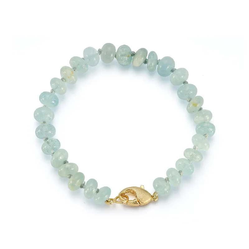 Timeless Jewelry At Special Discount Rates Aquamarine Beaded Bracelet