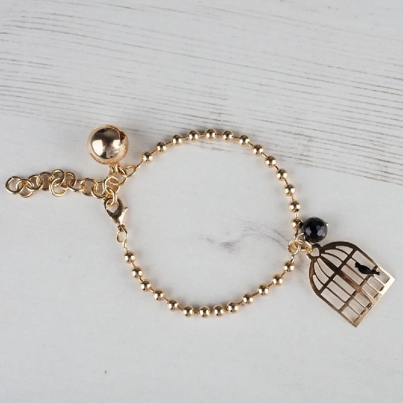 Bohemian-Inspired Jewelry For Free-Spirited Fashion Birdcage Bracelet
