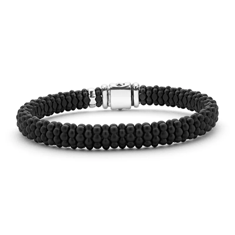 Shine In Style – Shop Jewelry Discounts Today Black Caviar Matte Ceramic Beaded Bracelet | 9mm Shine In Style – Shop Jewelry Discounts Today Black Caviar Matte Ceramic Beaded Bracelet | 9mm