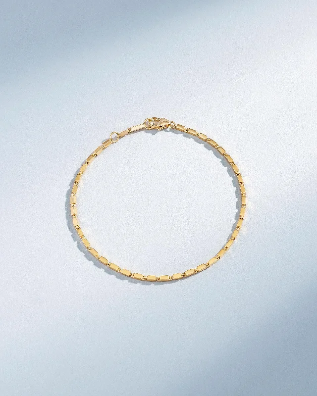 Luxury Meets Affordability – Jewelry Sale Now Live Block-Chain Thin Bracelet