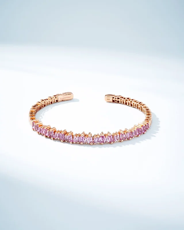 Exclusive Jewelry Bundles At Discounted Prices Bold Pink Sapphire Bangle