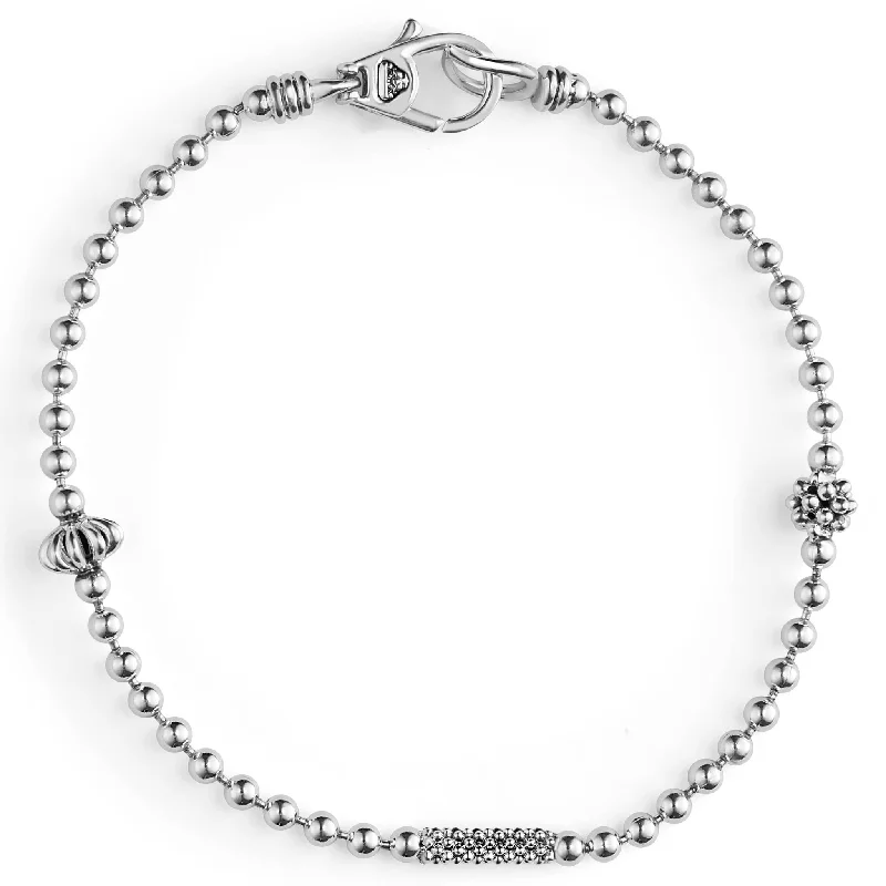 Classic And Modern Jewelry Styles On Sale Caviar Icon Silver Caviar Beaded Bracelet Classic And Modern Jewelry Styles On Sale Caviar Icon Silver Caviar Beaded Bracelet