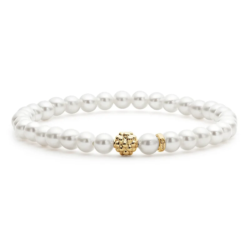 Modern Jewelry At Exclusive Discounts – Shop Today Caviar Icon Pearl Gold Station Bead Bracelet Modern Jewelry At Exclusive Discounts – Shop Today Caviar Icon Pearl Gold Station Bead Bracelet