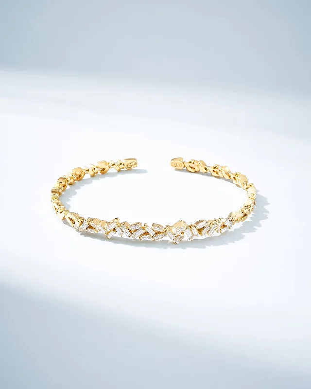 Unique Jewelry For Less – Shop The Sale Now Classic Diamond Cluster Bangle