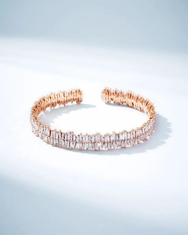 Jewelry Sale Bonanza – Grab Your Sparkle Now Classic Gold Full Baguette Midi Bangle Jewelry Sale Bonanza – Grab Your Sparkle Now Classic Gold Full Baguette Midi Bangle