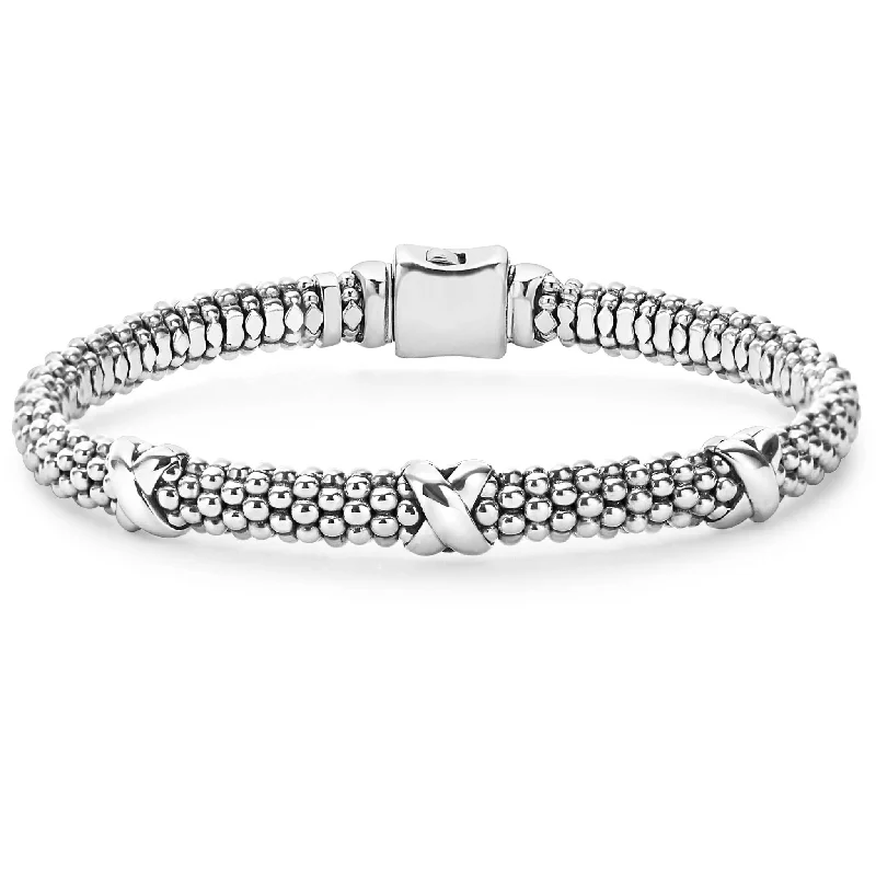Timeless Jewelry Styles At Wallet-Friendly Prices Embrace Three Station X Caviar Bracelet | 6mm Timeless Jewelry Styles At Wallet-Friendly Prices Embrace Three Station X Caviar Bracelet | 6mm