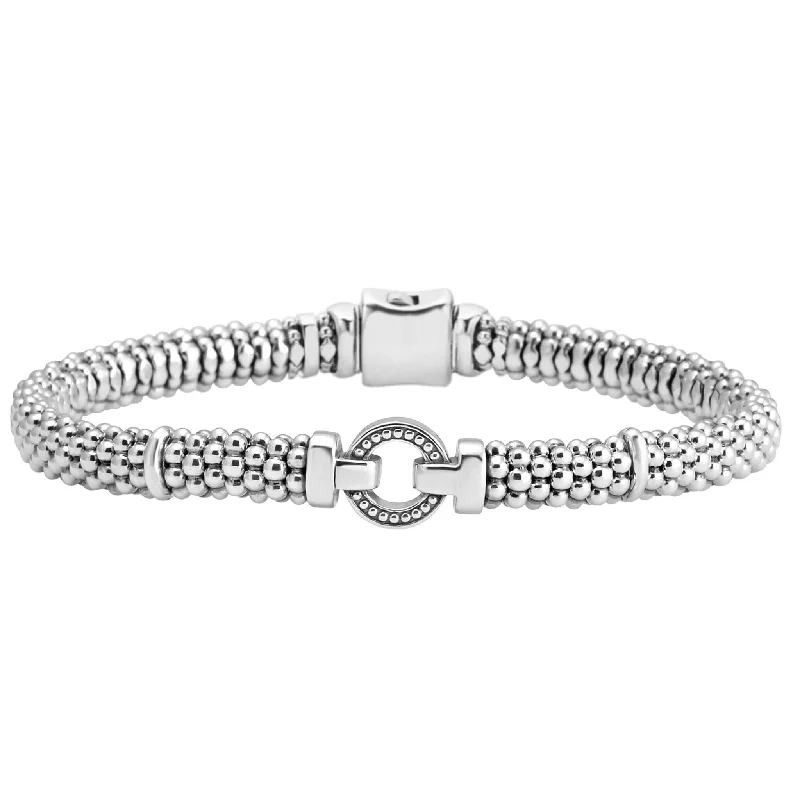 Luxury Handcrafted Jewelry For Elegant Looks Enso Circle Caviar Bracelet | 6mm