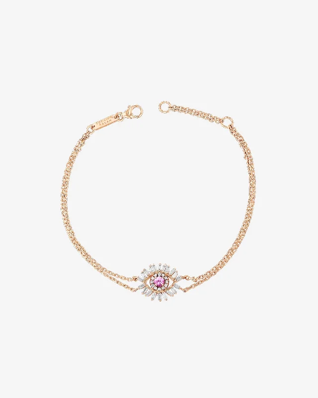 Buy More, Save More On Stunning Jewelry Pieces Evil Eye Mini Pink Sapphire Bracelet Buy More, Save More On Stunning Jewelry Pieces Evil Eye Mini Pink Sapphire Bracelet