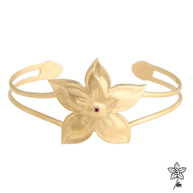 Dainty And Elegant Jewelry Now At Reduced Prices 14K VERMEIL FLEUR CUFF