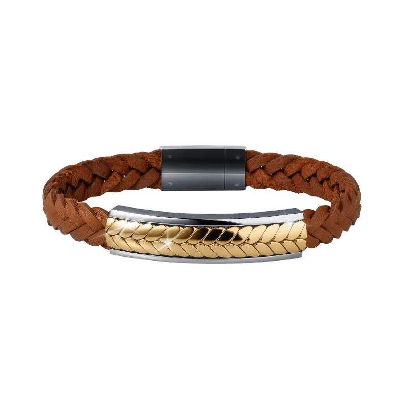 Adjustable Charm Bracelets For A Perfect Fit Golden Cobra Men's Bracelet