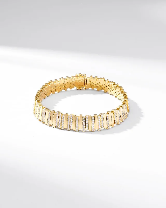 Flash Jewelry Sale – Get Stunning Pieces At Low Prices Golden Stacker Half Pave Tennis Bracelet Flash Jewelry Sale – Get Stunning Pieces At Low Prices Golden Stacker Half Pave Tennis Bracelet