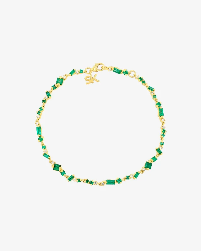 Dainty And Elegant Jewelry Now At Reduced Prices La Fantaisie Star Dust Emerald Bracelet