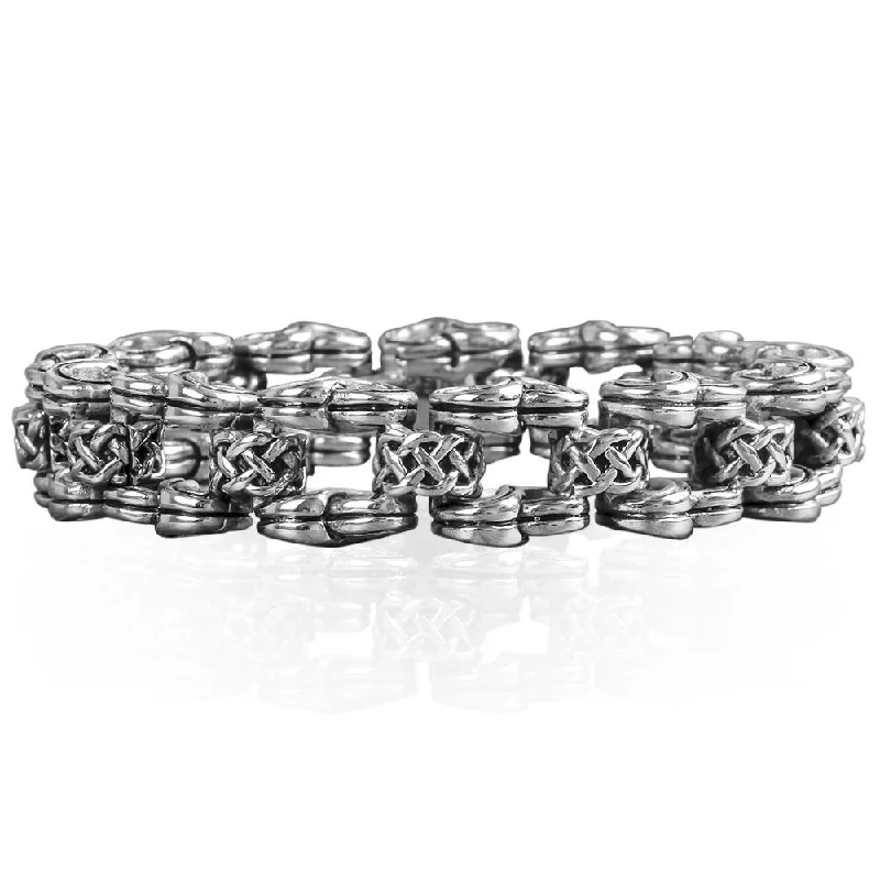 Jewelry Clearance Sale – Final Reductions Men's Celtic Knot Steel Bracelet