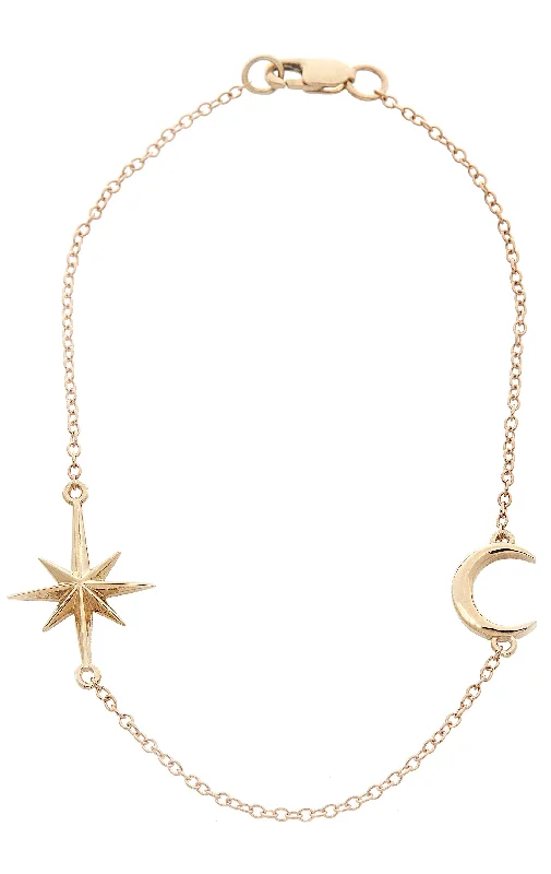 Final Call For Exquisite Jewelry At Reduced Rates Moon and Stars Bracelet