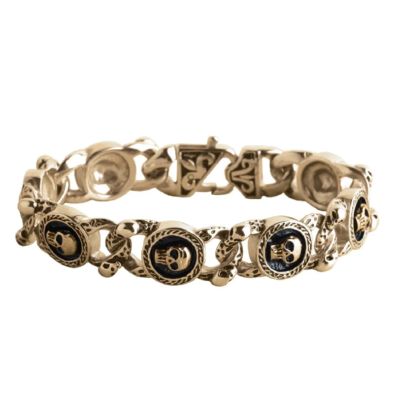 Seasonal Jewelry Sale – Upgrade Your Collection Multi Skull Bracelet