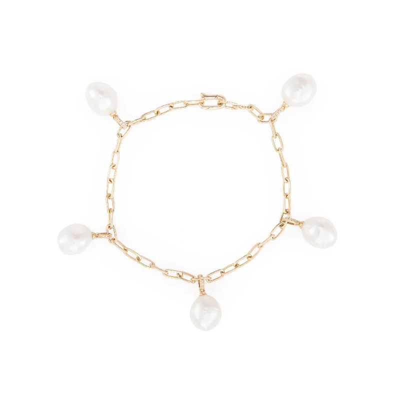Limited Stock On Premium Jewelry At Low Prices Pearl Dangle Bracelet