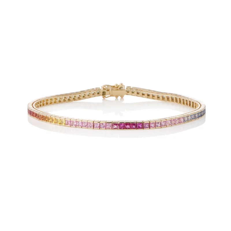 Luxury Meets Affordability – Jewelry Sale Live Now Petite Rainbow Tennis Bracelet