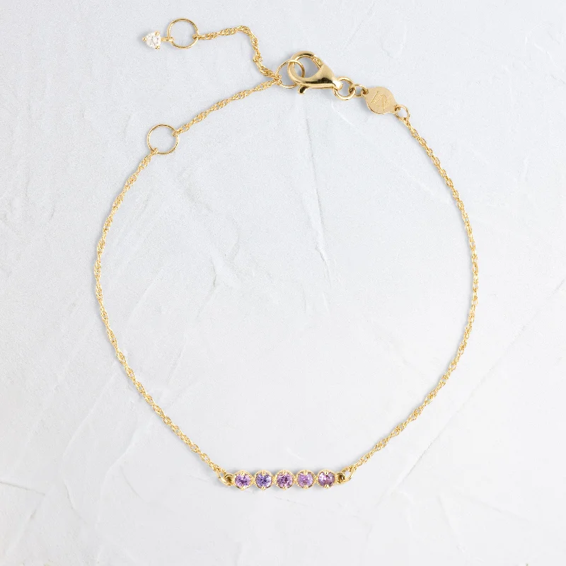 Flash Sale On Exquisite Jewelry – Don't Miss Out Prelude Bracelet, Purple Sapphire