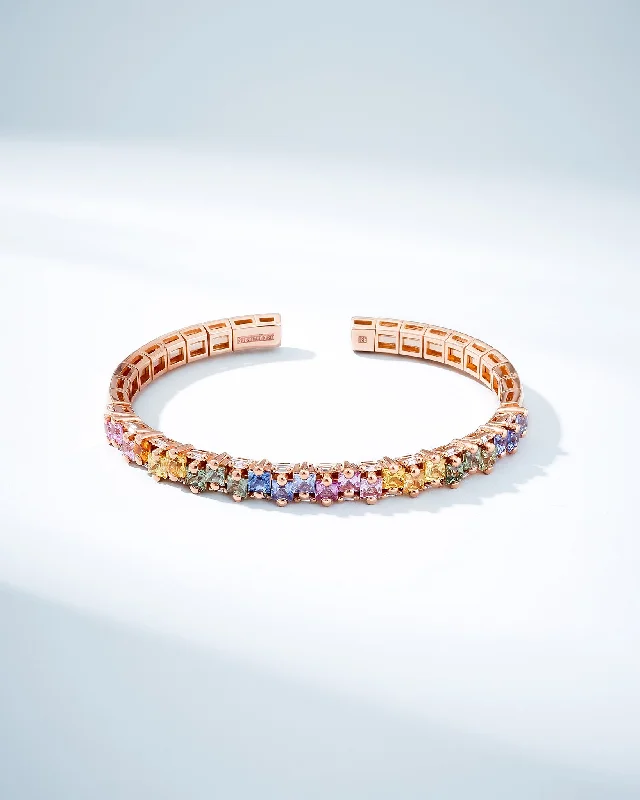 Trending Jewelry Now At Unbeatable Prices Princess Bold Pastel Sapphire Bangle